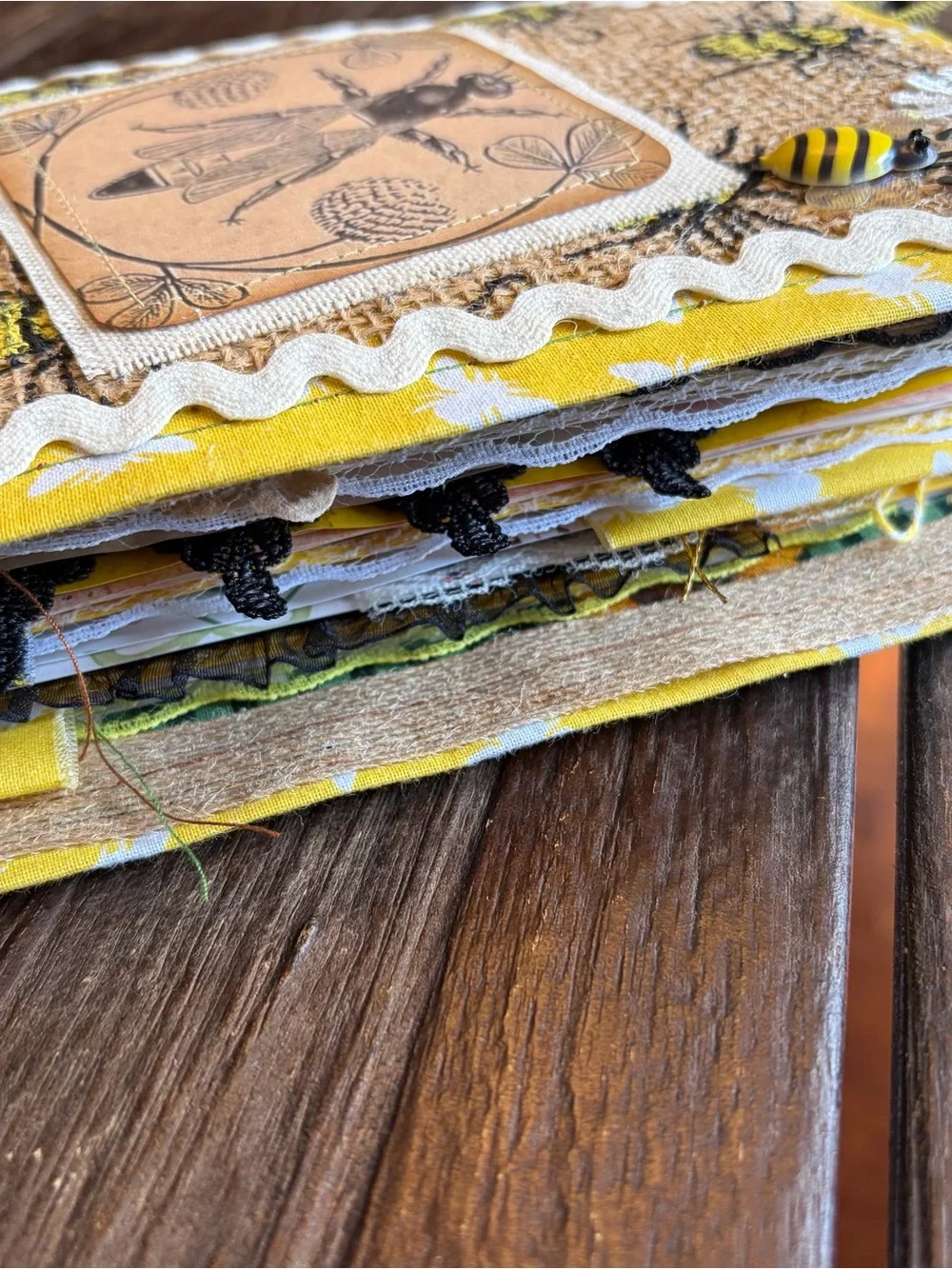 Handmade bee themed